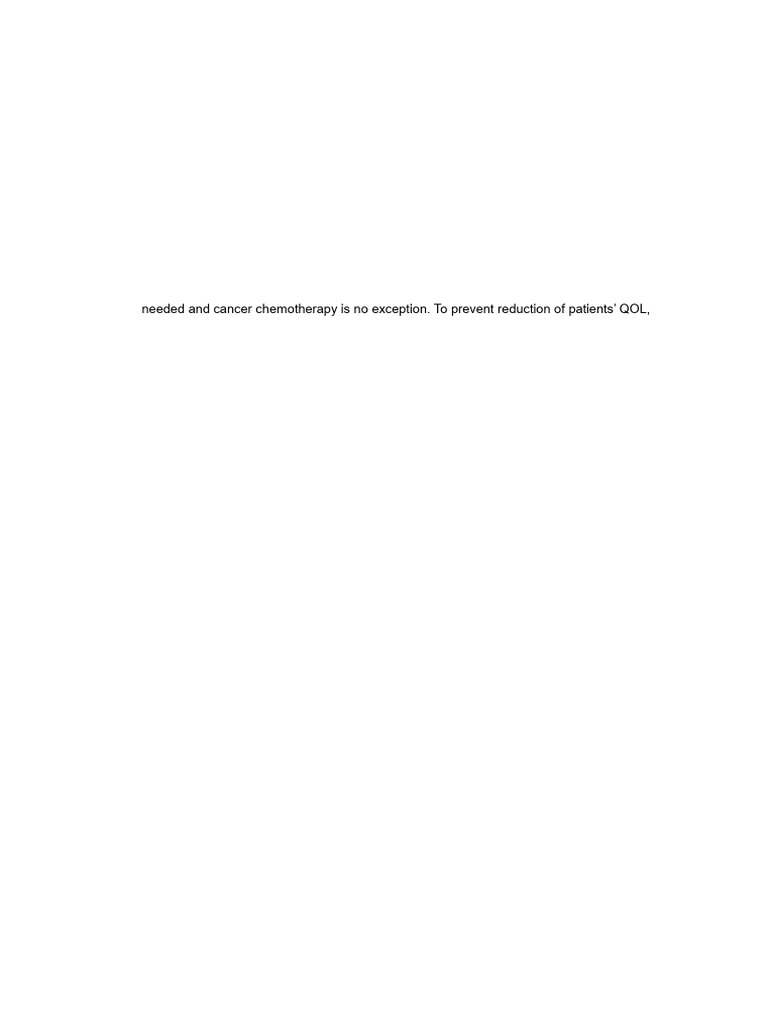 Portable Infusion Pumps in Cancer Care | PDF | Chemotherapy | Pump