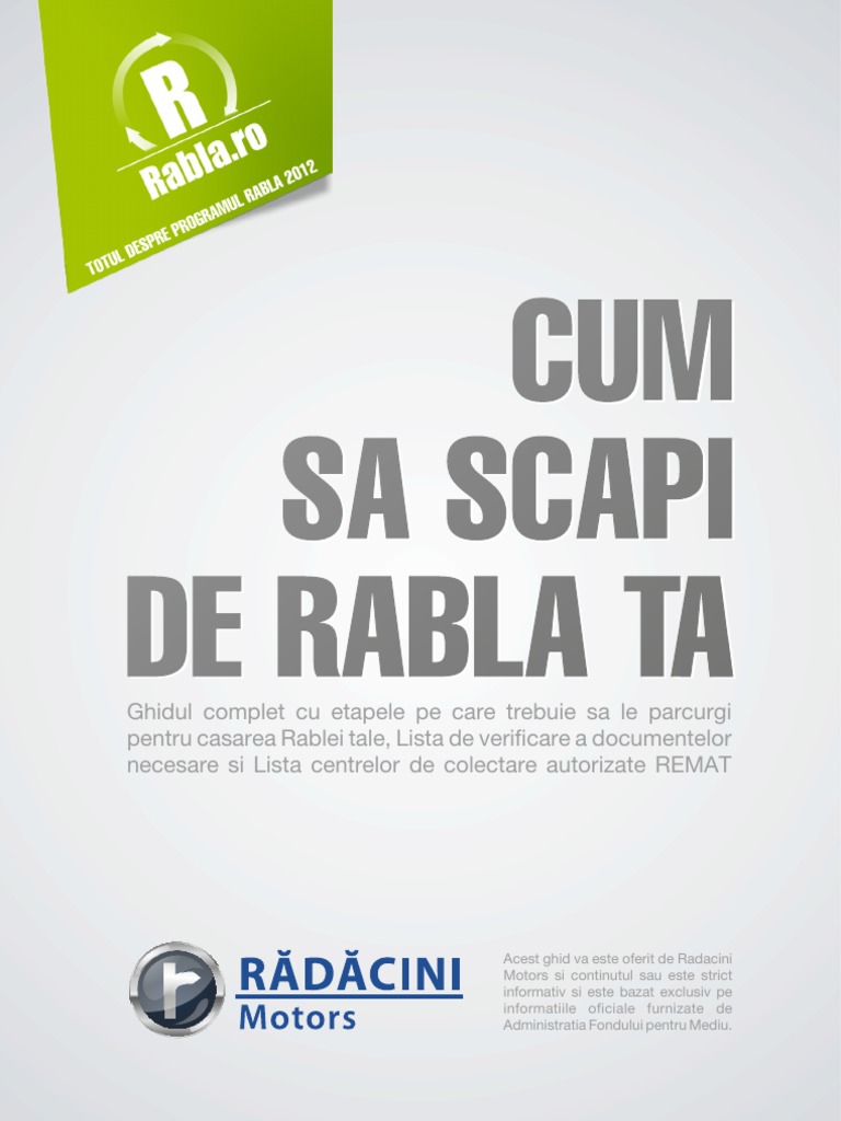 Lista Cu Pasii PT Casare Rabla | PDF