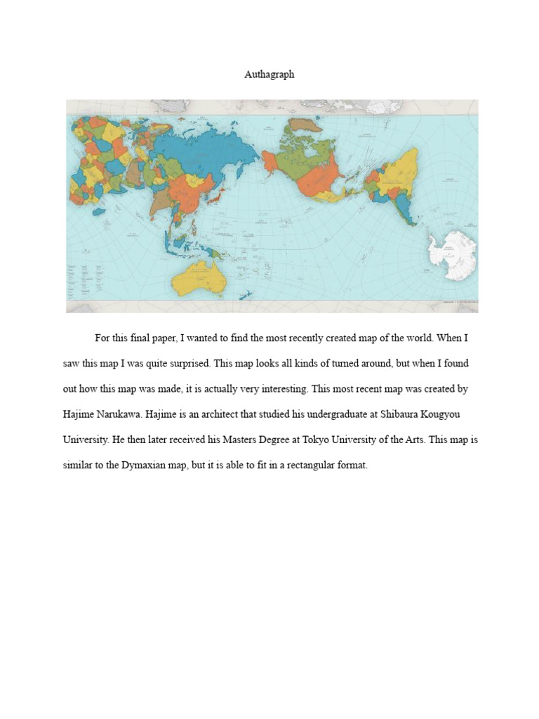 Authagraph World Map Explained | PDF