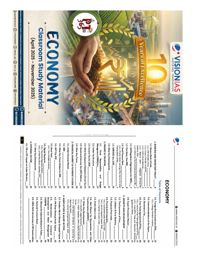 Indian Economy Overview 2025 | PDF | Reserve Bank Of India | Banks