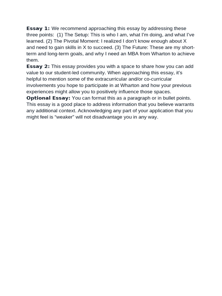 Essay TİPS | PDF