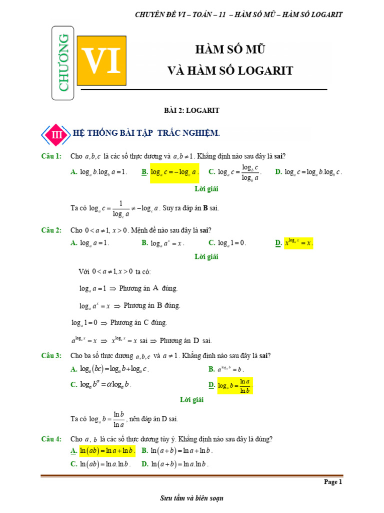 TOAN-11_C6_B2.2_PHEP-TINH-LOGARIT_TN_HDG | PDF