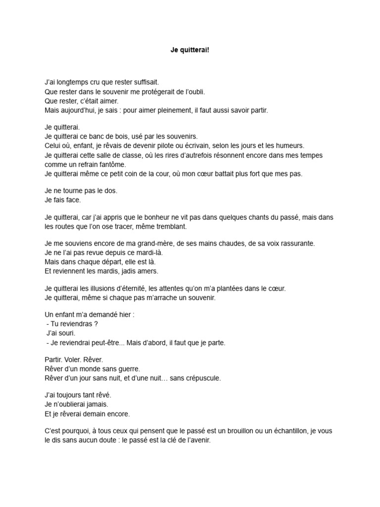 L'art de quitter pour mieux aimer | PDF