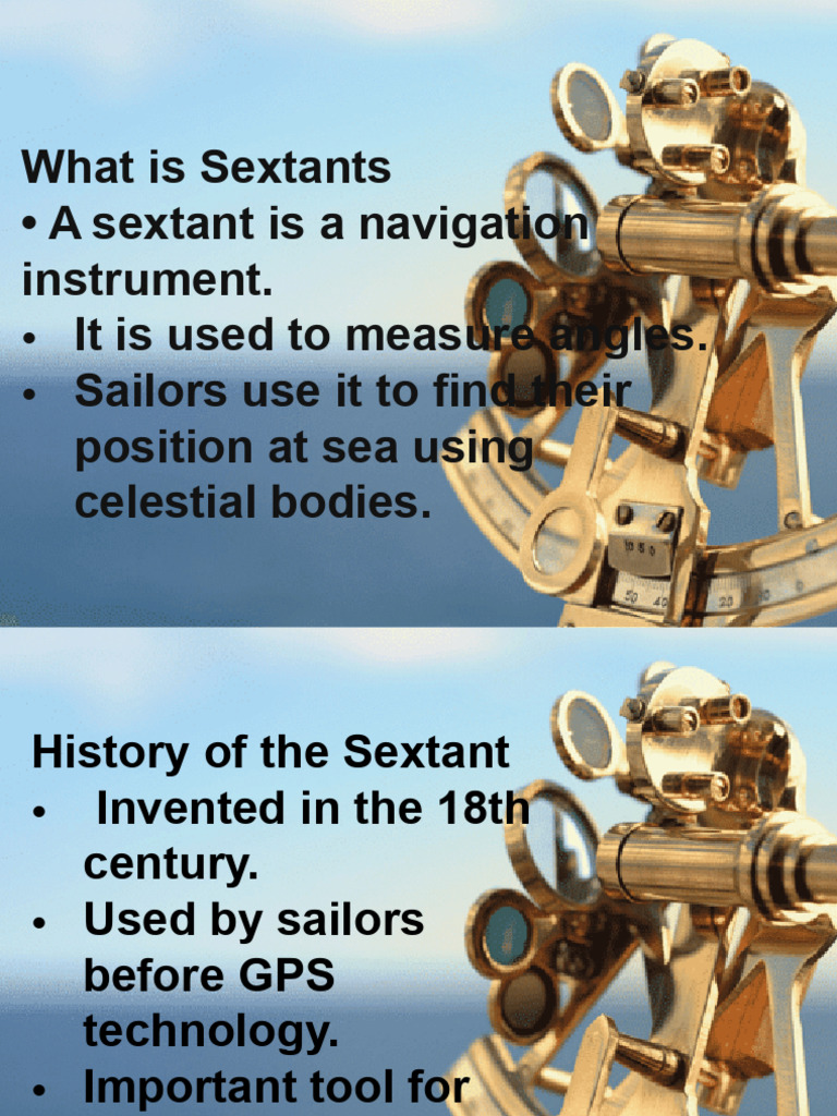 Understanding Sextants: Navigation Tools | PDF