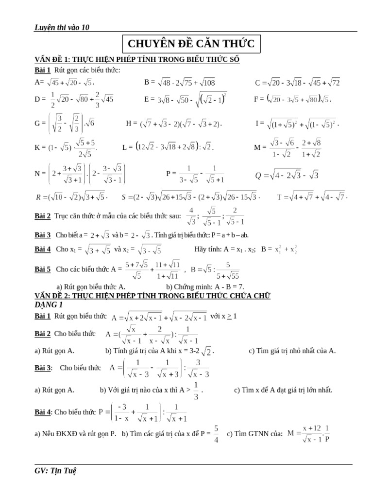 Chu de 1 | PDF
