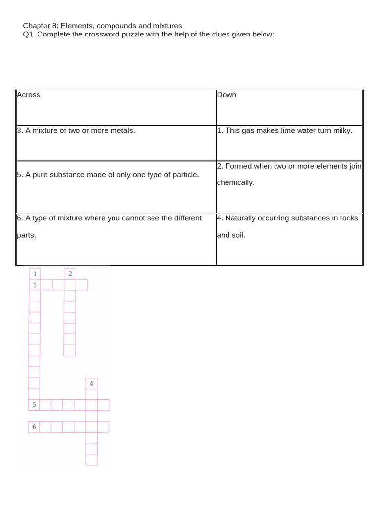 Class 8 Winter Break Hw-1 | PDF | Density | Chemical Substances