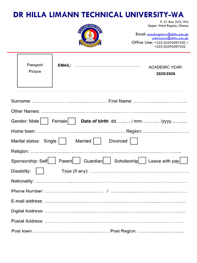 Application Forms | PDF