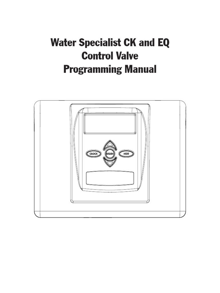 CK and EQ Control Valve Programming Guide | PDF | Power Supply ...