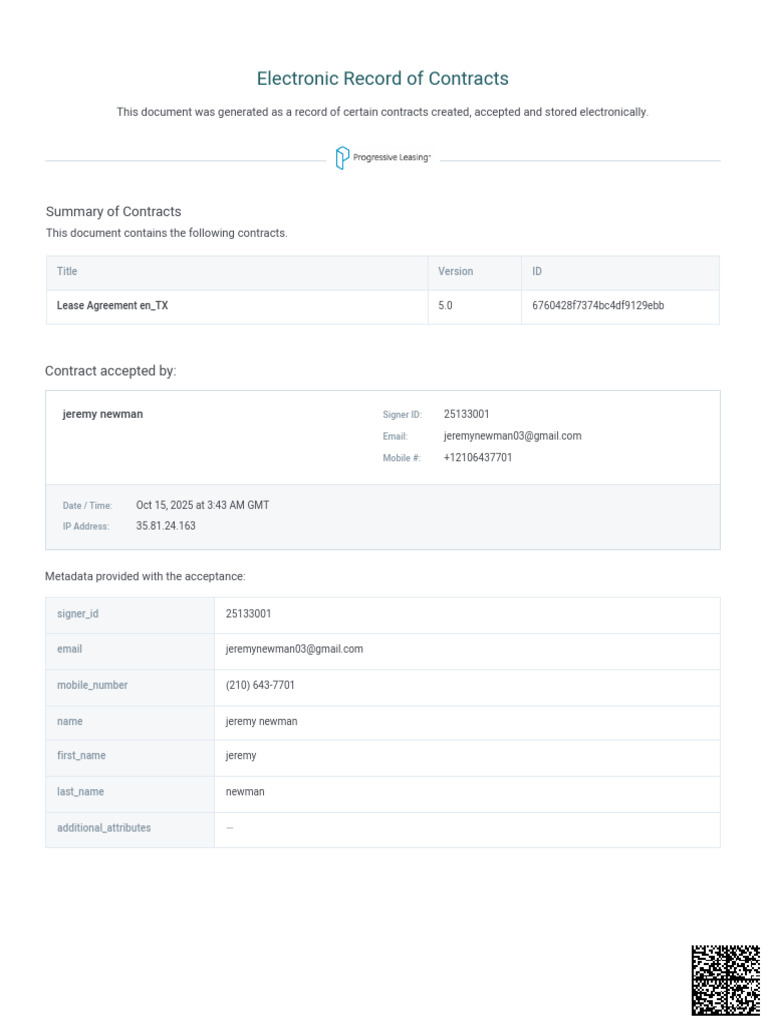 Electronic Record of Contracts | PDF | Legal Remedy | Lease
