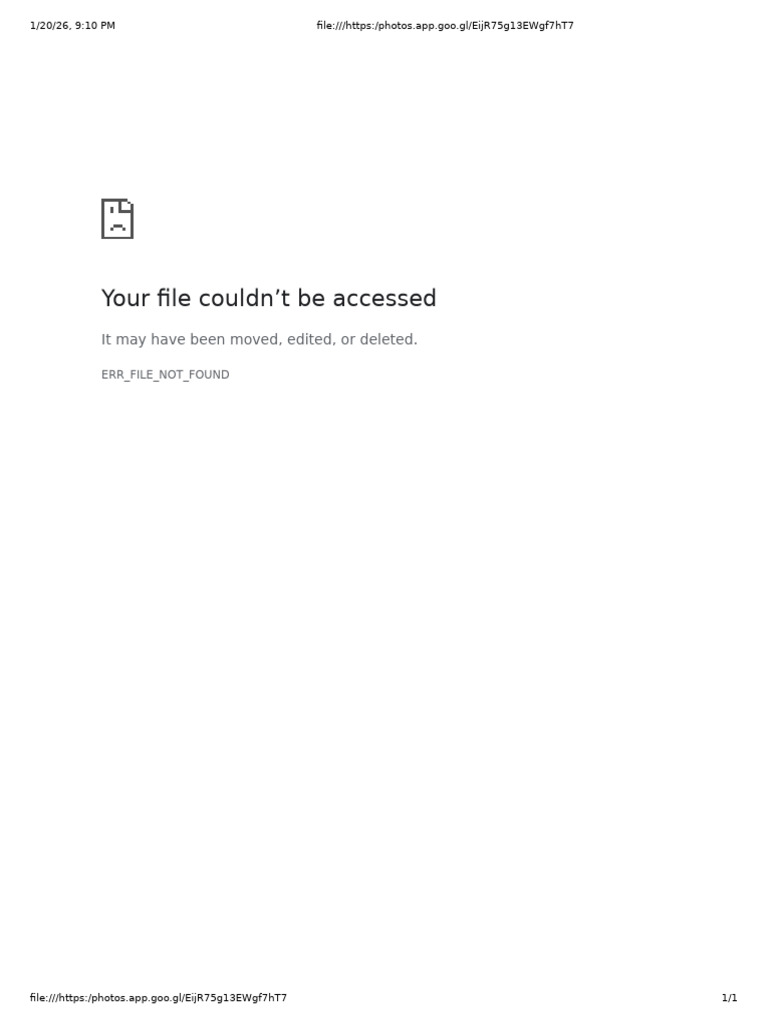 File Access Error: Not Found | PDF