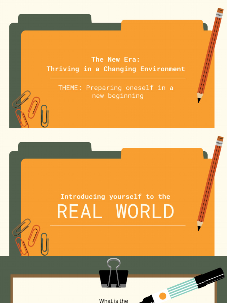 Thriving in A Changing Environment | PDF