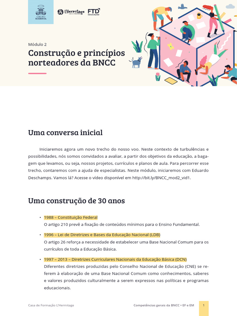 Curso Bncc Efm Modulo2 | PDF | Aprendizado | Pedagogia