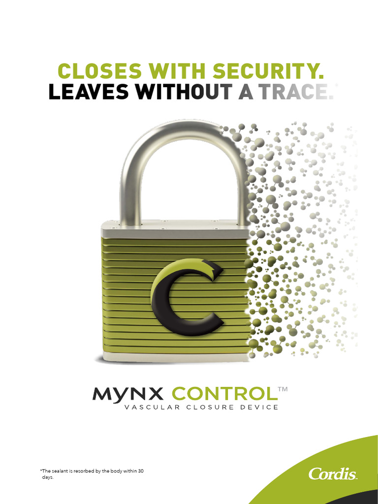 MYNX CONTROL™ Vascular Closure Device | PDF | Percutaneous Coronary ...