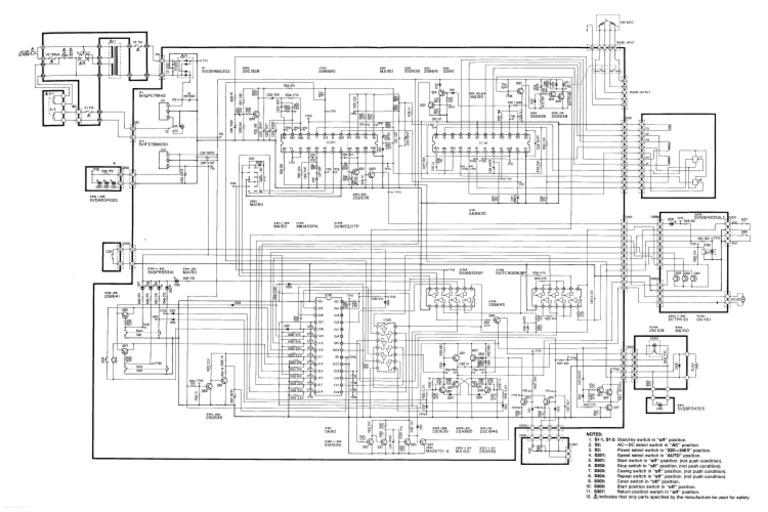 Ve Technics Sl-7 Schematic | PDF