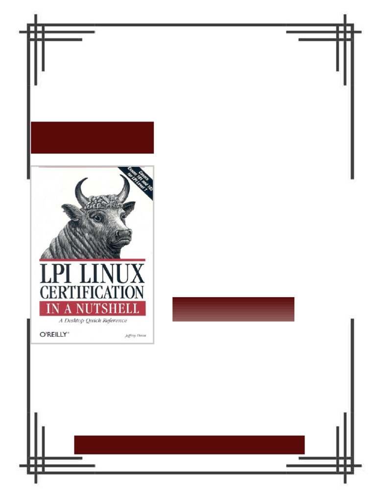 LPI Linux certification in a nutshell a desktop quick reference 1st ed ...