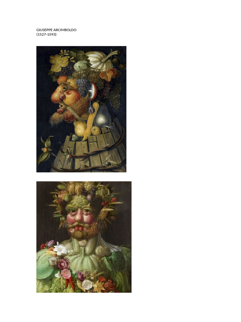 Giuseppe Arcimboldo | PDF