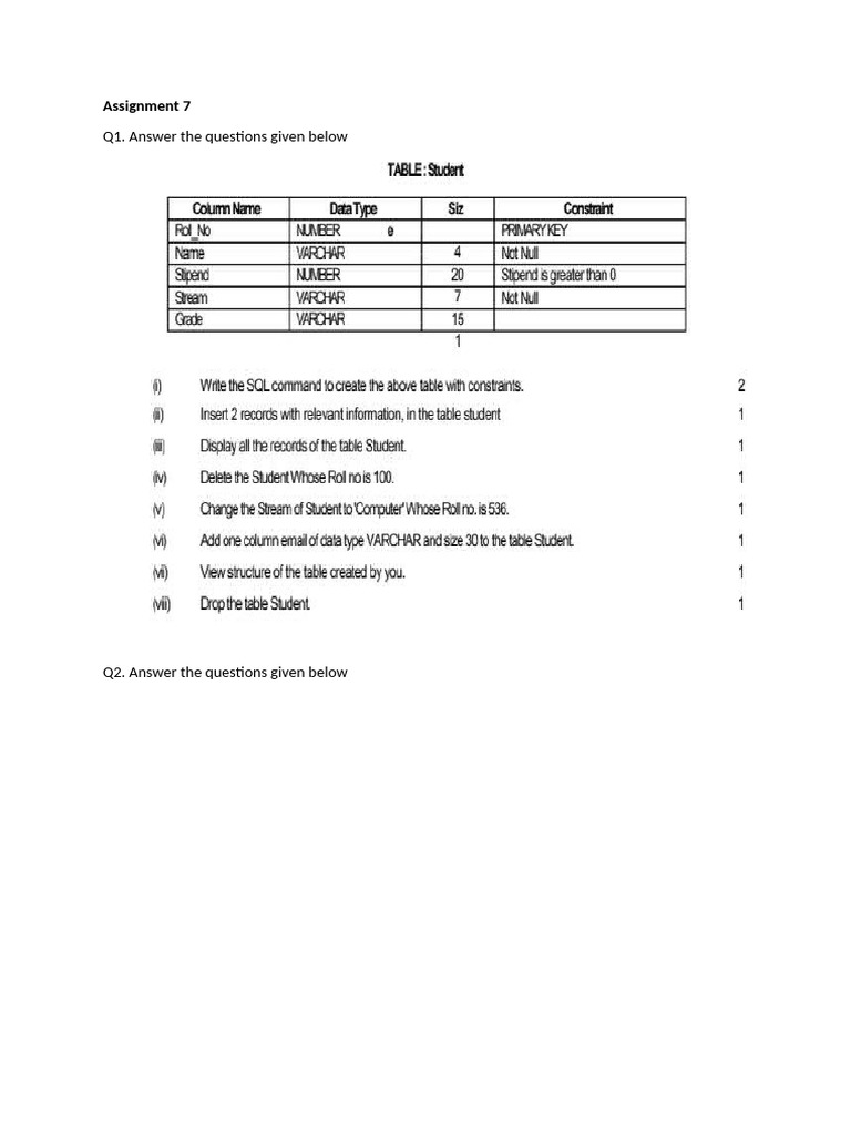 SQL Worksheet 6 | PDF