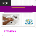Medical Handwashing Procedure Guide | PDF | Hand Washing