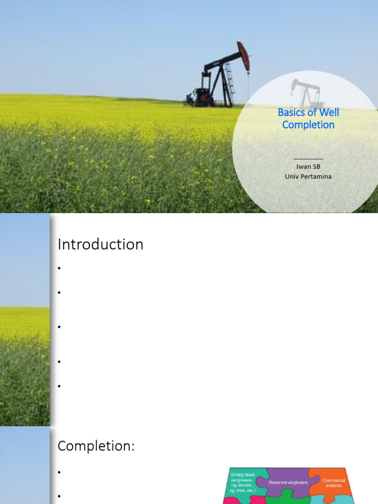 Well Completion Basics and Design Factors | PDF | Casing (Borehole ...