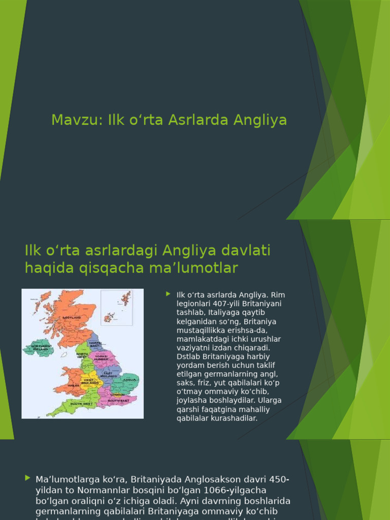 Ilk Orta Asrlarda Angliya | PDF