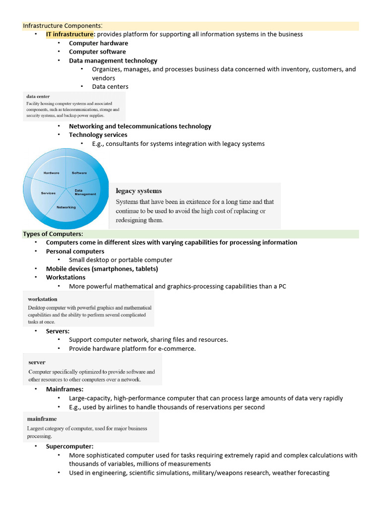 Key IT Infrastructure Components Explained | PDF | Cloud Computing ...