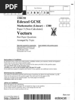 Vectors Gcse Exam Questions | Elementary Geometry | Geometry