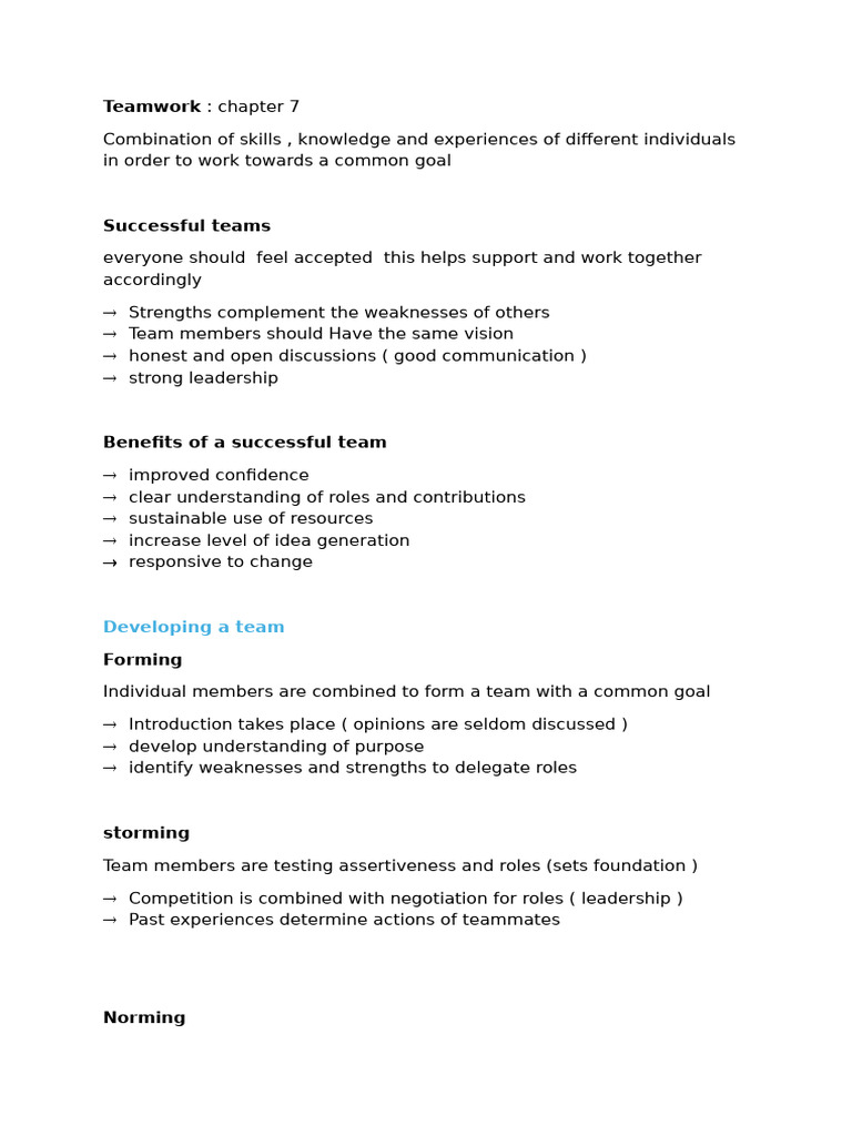 Effective Teamwork Strategies Explained | PDF | Psychology | Cognition
