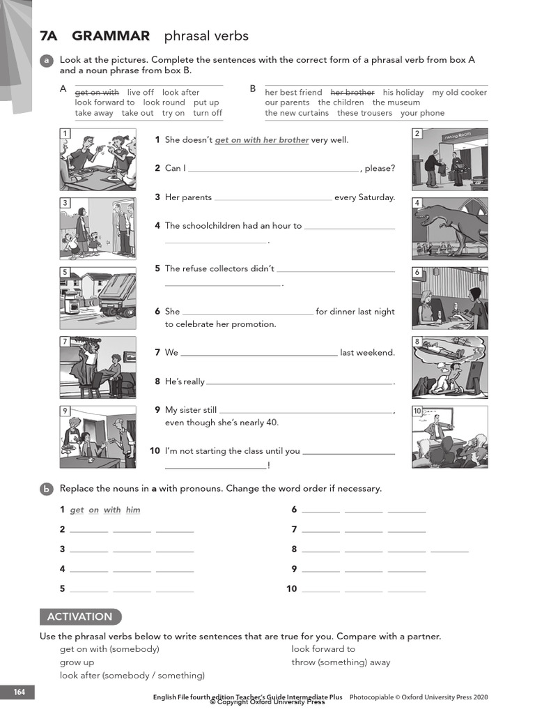 Phrasal Verbs Practice Guide | PDF | Verb | English Language