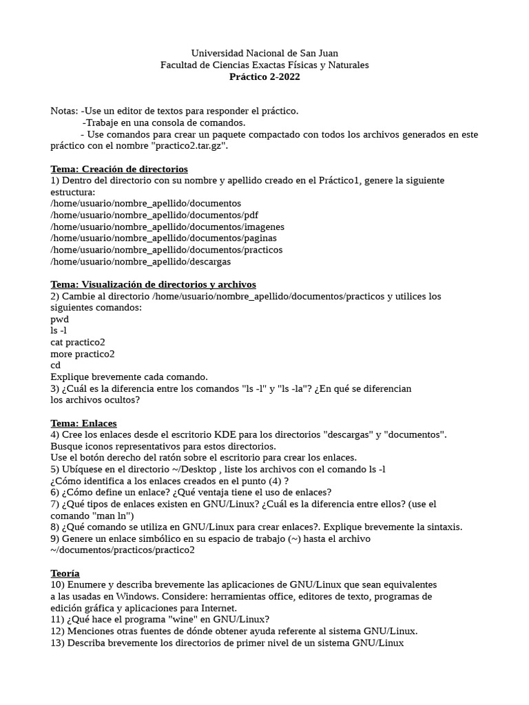 Practico 2 | PDF | Archivo de computadora | Ñu