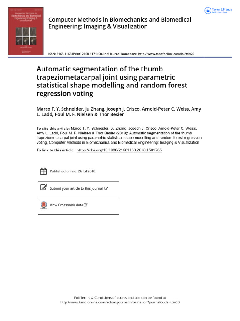 Automatic TMC Joint Segmentation Method | PDF | Image Segmentation ...