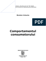 Comportamentul consumatorului - conf. dr. Cristache Nicoleta
