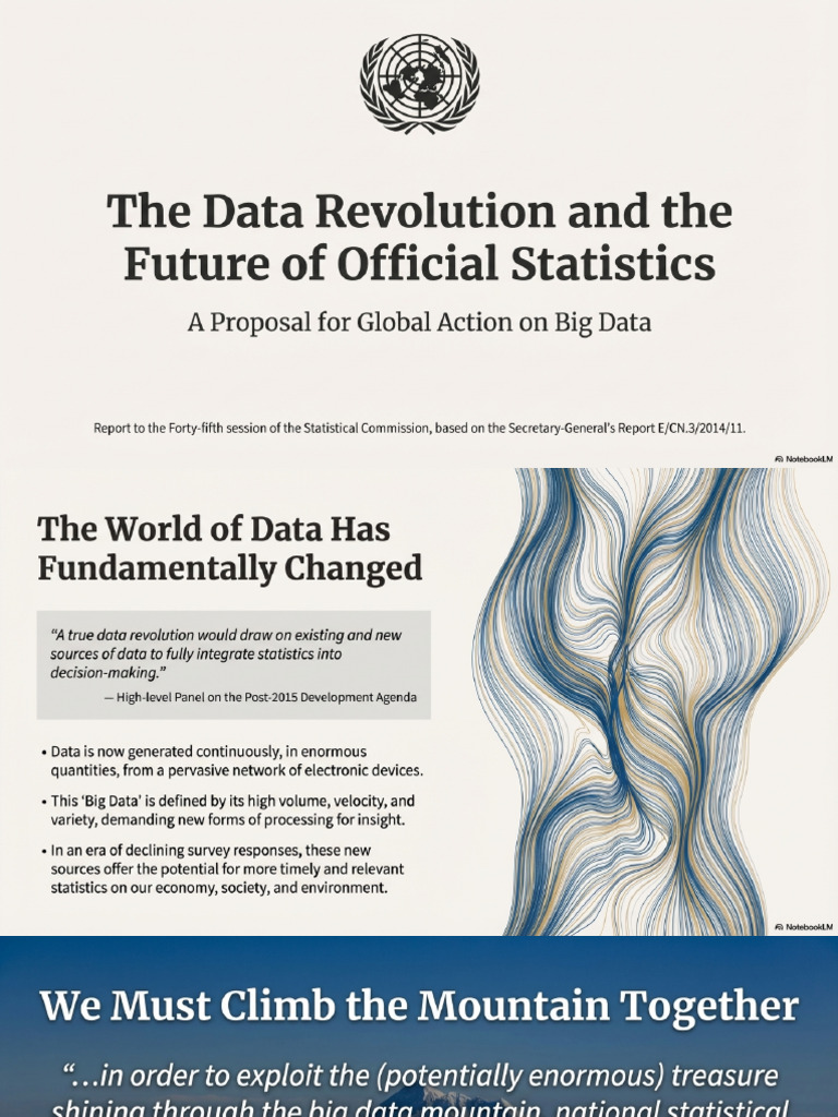 Big Data Redefining Official Statistics | PDF
