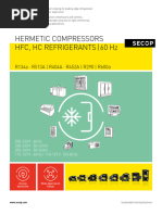 Secop NLE10CN Refrigeration Compressor – 115V 60Hz, Hermetic, Replaces Danfoss 105H6194