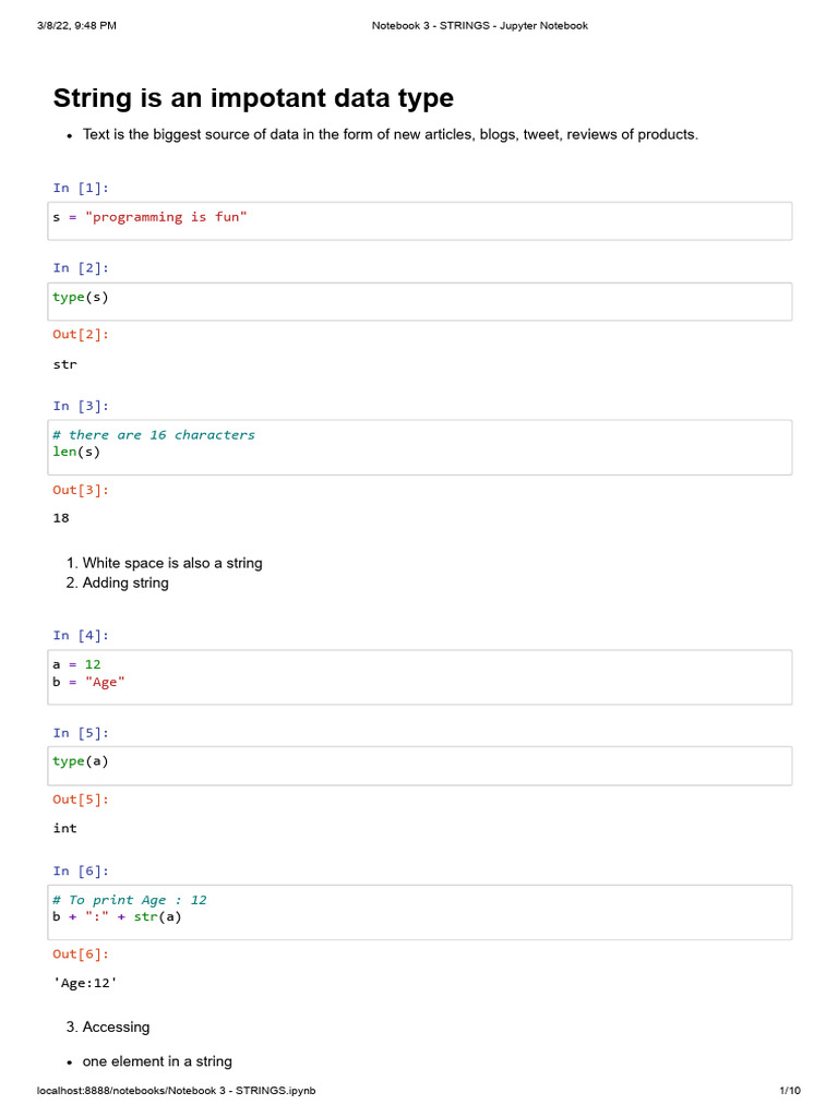 Python String Operations Guide | PDF | String (Computer Science ...