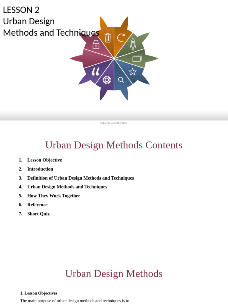 Urban Design Methods & Techniques Overview | PDF | Urban Design ...