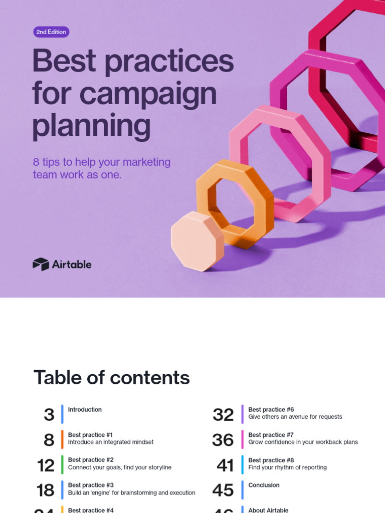 Campaign Planning Best Practices Guide | PDF | Marketing | Brainstorming