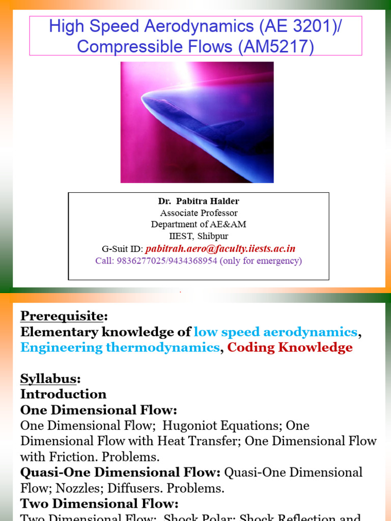 High-Speed Aerodynamics and Compressible Flows | PDF | Compressible ...