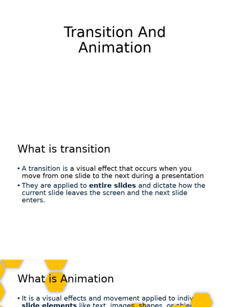 Understanding Transitions and Animations | PDF