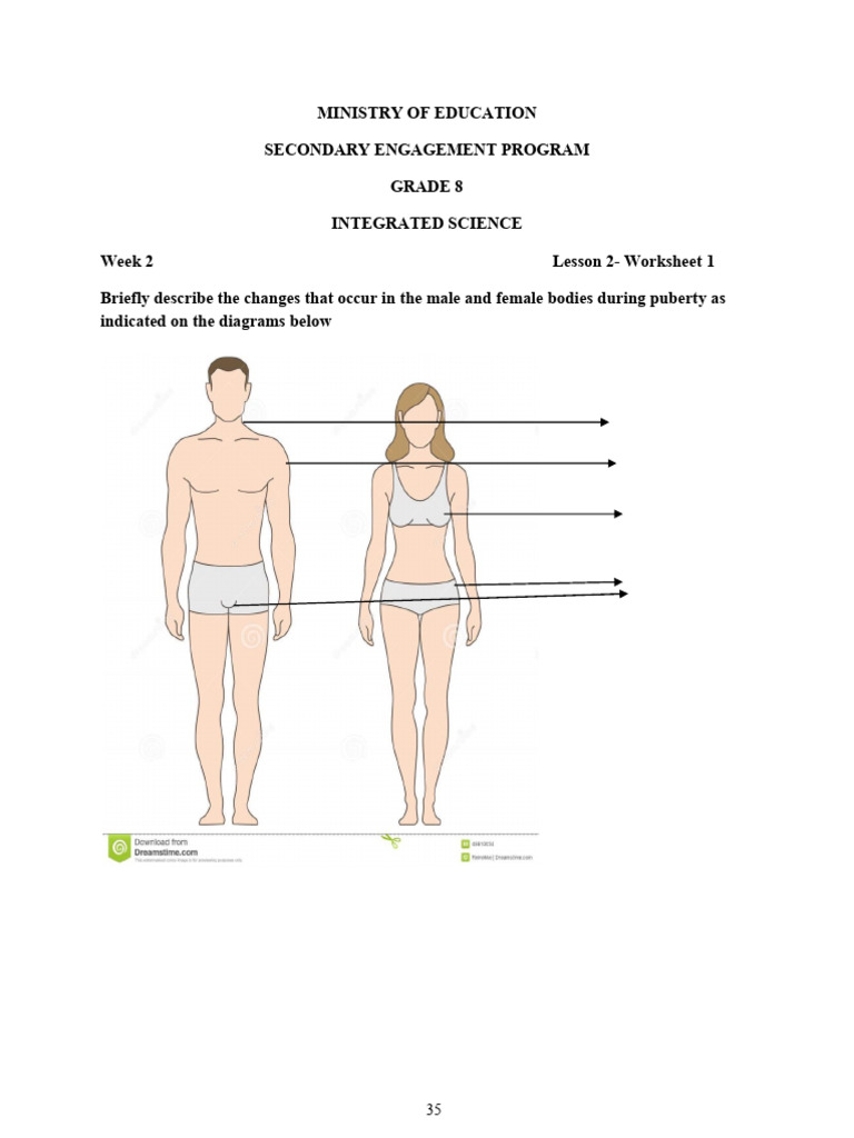 Grade 8 Integrated Science Week 2 Lesson 2 Worksheets 1 and ...