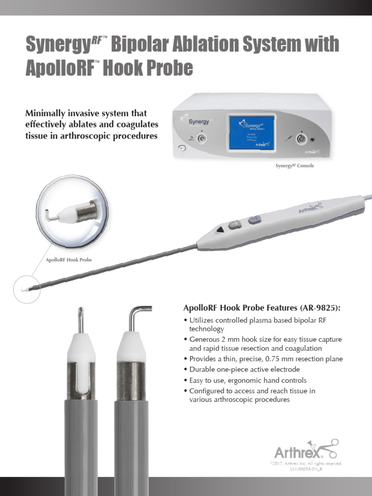 Synergyrf Bipolar Ablation System With Apollorf Hook Probe | PDF