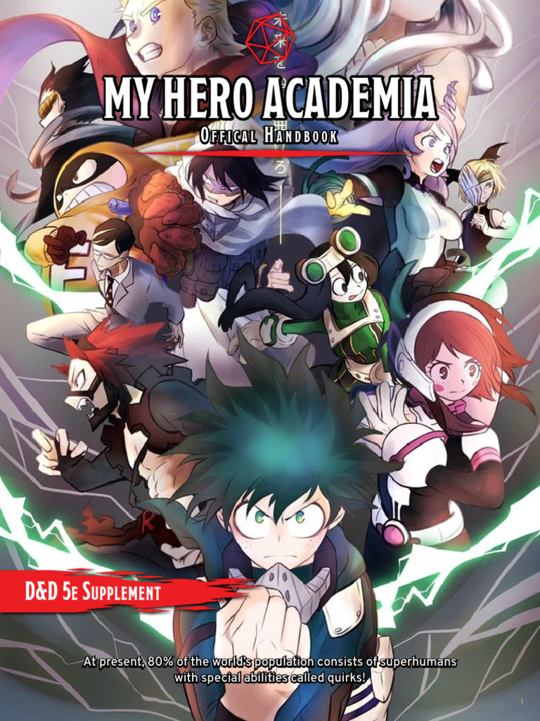My Hero Academia RPG Handbook | PDF | Dungeons & Dragons | Intelligence