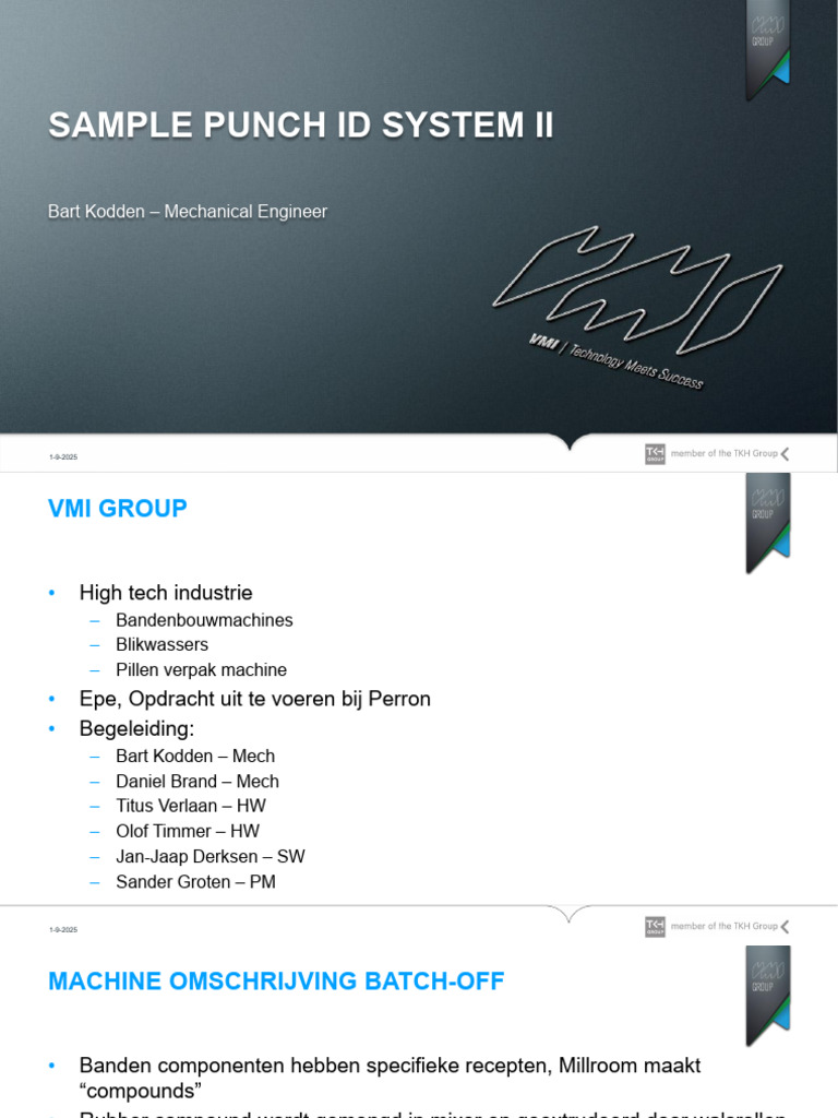 VMI - Sample Punch Id System 2 | PDF