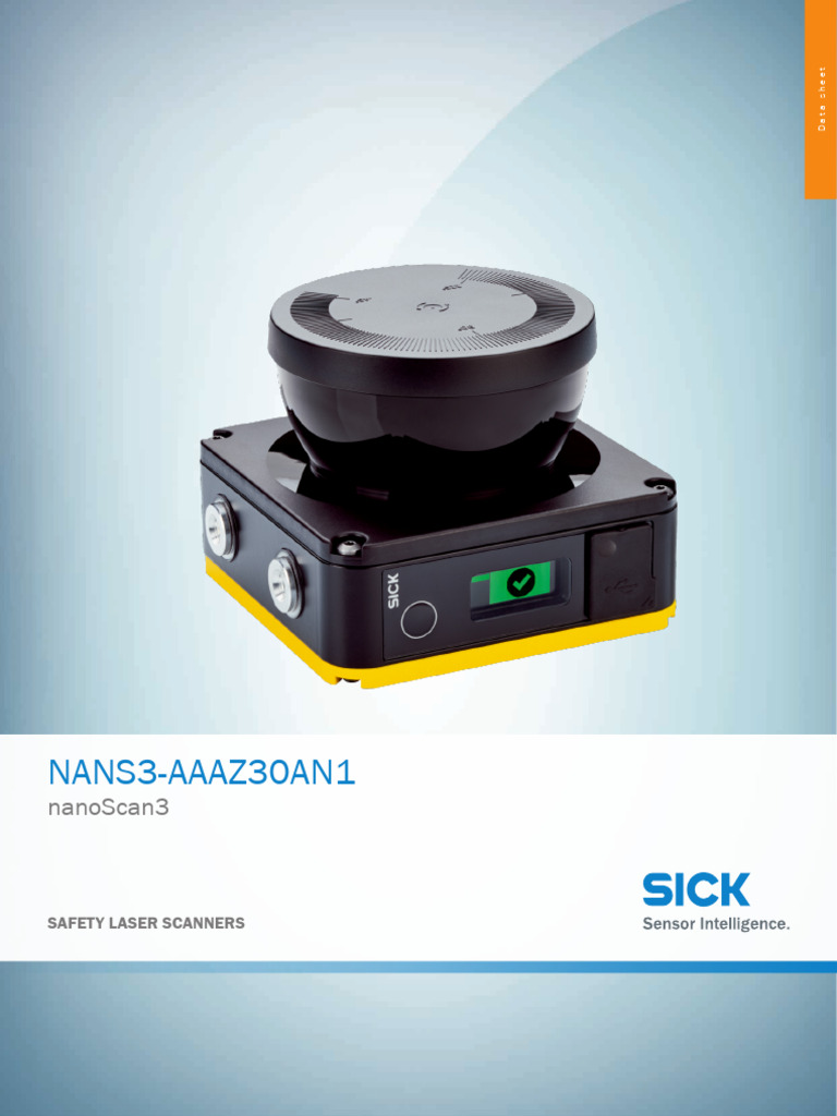nanoScan3 Safety Laser Scanner Data | PDF | Usb | Electrical Connector