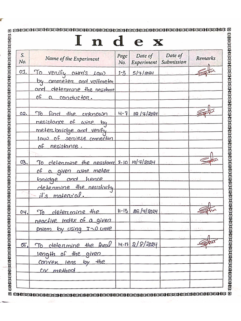 Phy Record | PDF