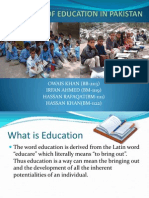 Problems Facing Eduaction in Pakistan