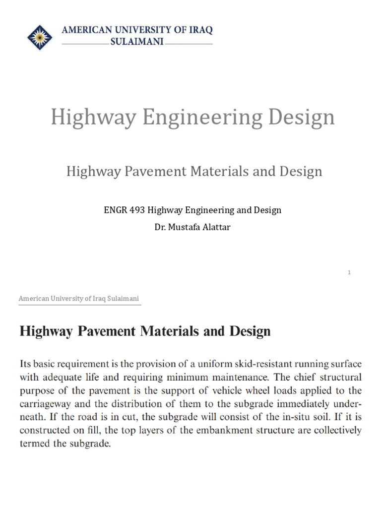 Highway Engineering and Pavement Design | PDF | Road Surface | Concrete