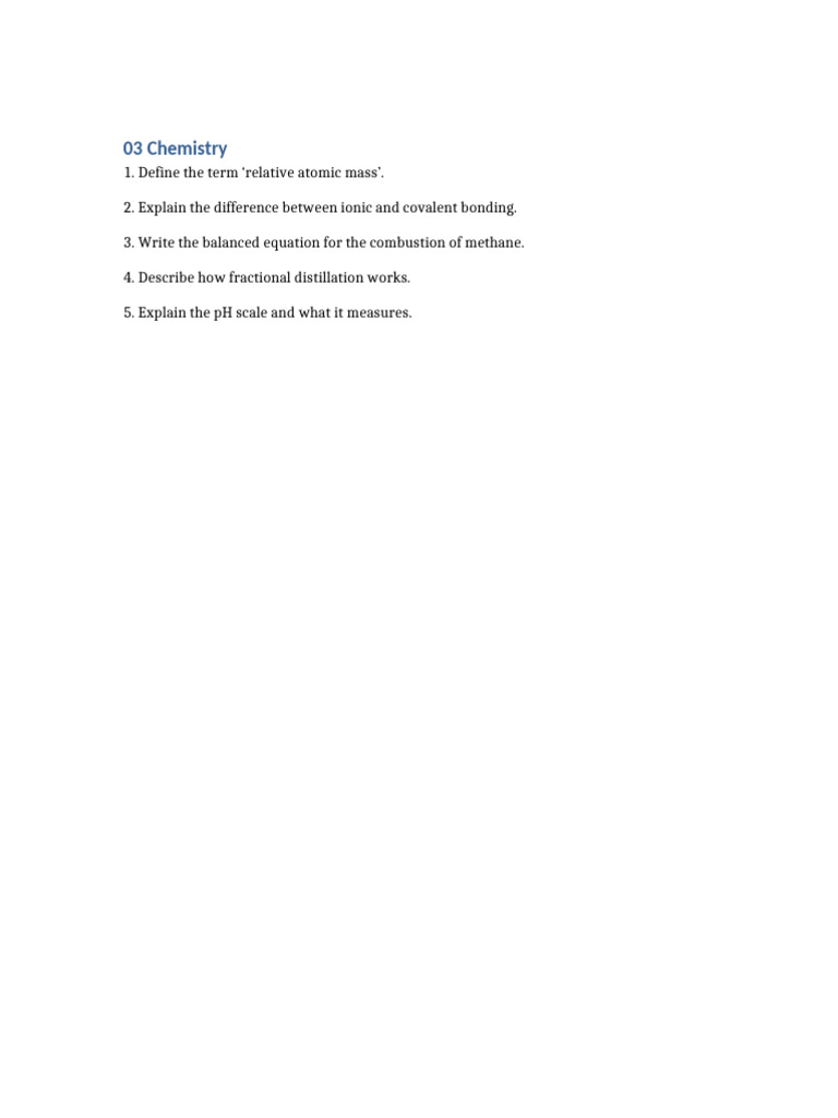 03 Chemistry | PDF