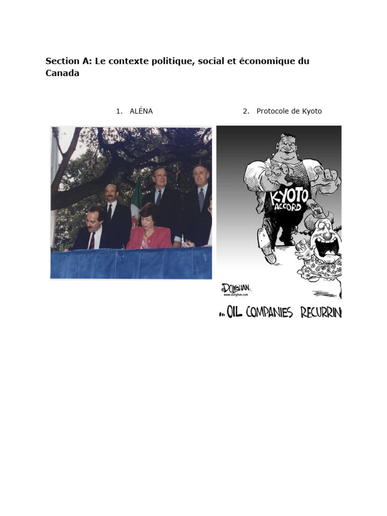 Contexte et enjeux du Canada moderne | PDF