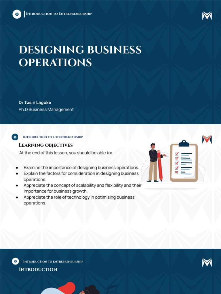 Week 7 - Designing Business Operations PDF | PDF | Scalability | Supply ...