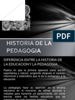 Historia de La Pedagogia